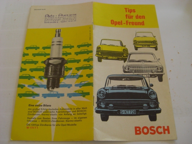 Bild 1 von Bosch Tips für Opel Freunde