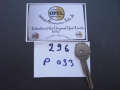 Schlüssel für Zünd- und Türschloß  296er P033